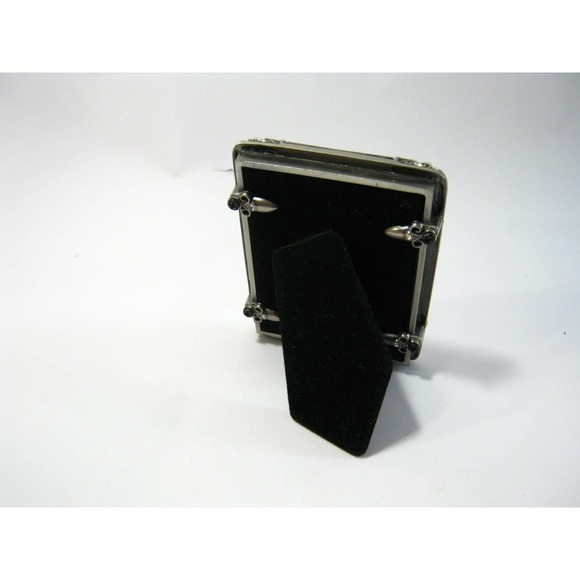 Exotic Marcel Schurman Rhinestone Accent Photo Frame Picture Holder 2x3 Photo. - Picture 4 of 7